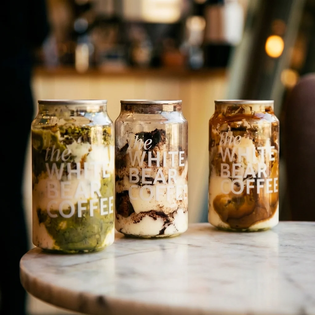 New summer menu – yuzu espresso tonic, lighter flavors, ice in the glass.
